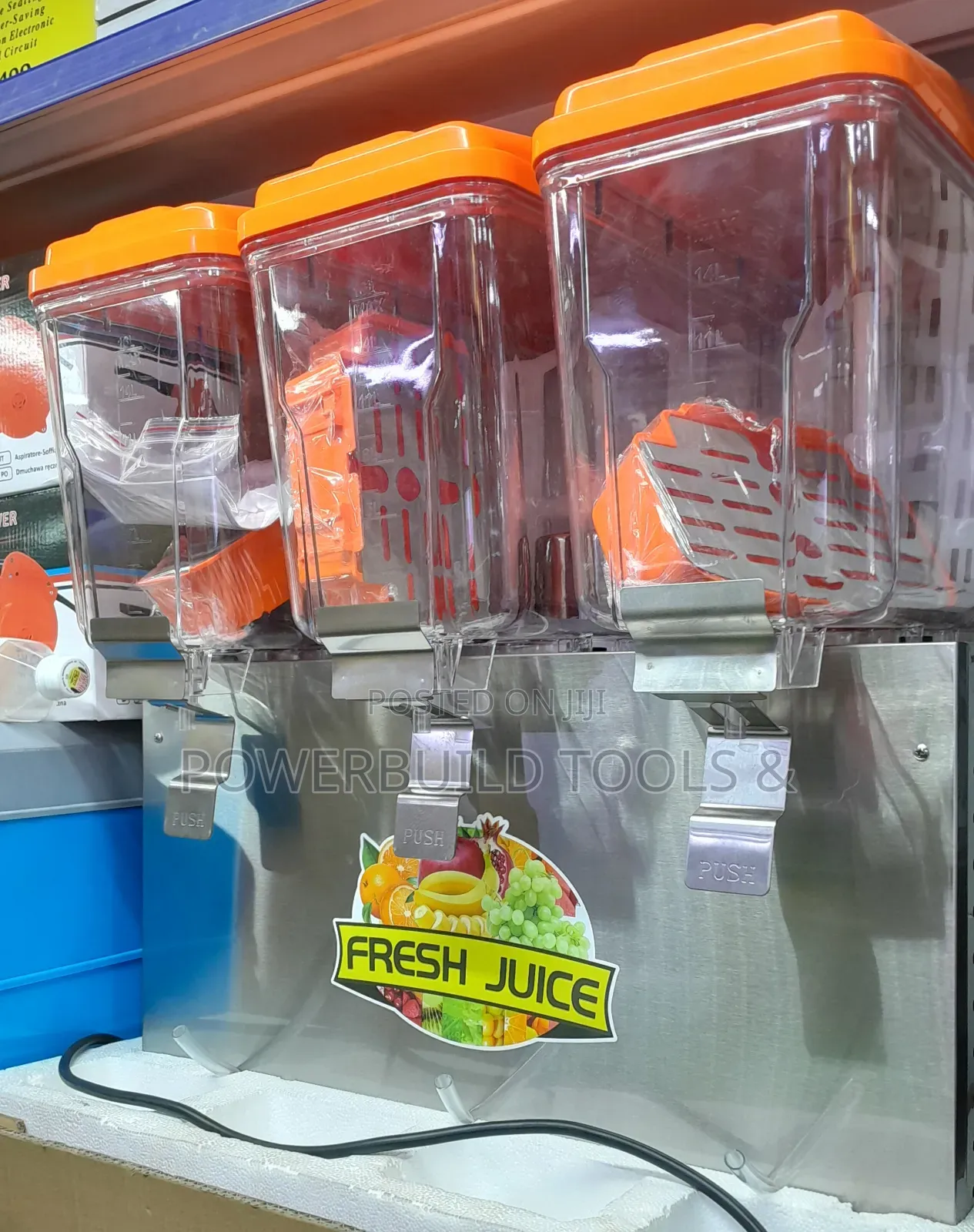 Imported Juice Dispenser 3tanks 18litres×3)