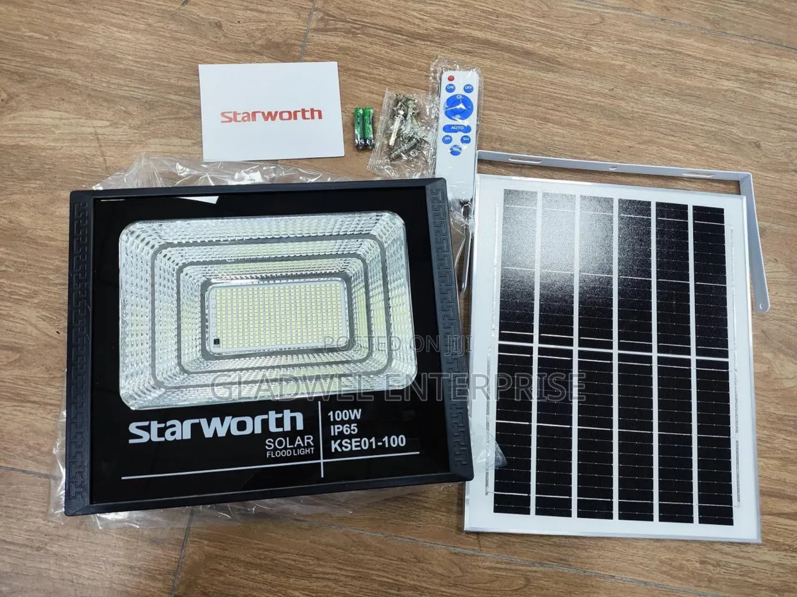 Best Quality Starworth 100watts Flood Light With Solar