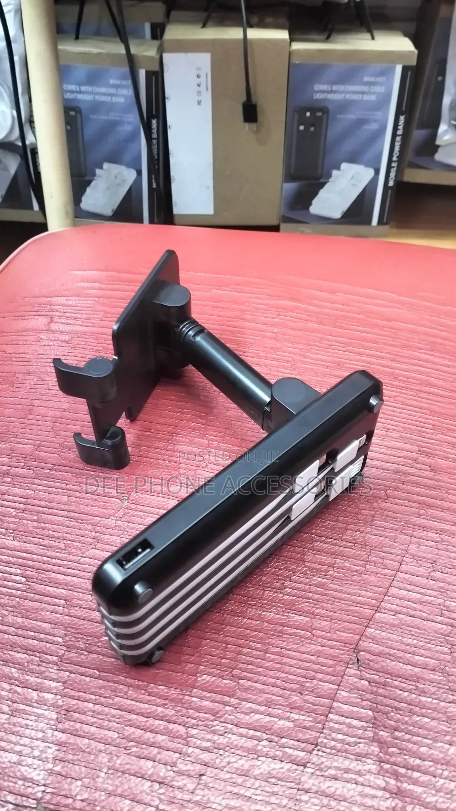Phone Holder Table Stand With Power Bank