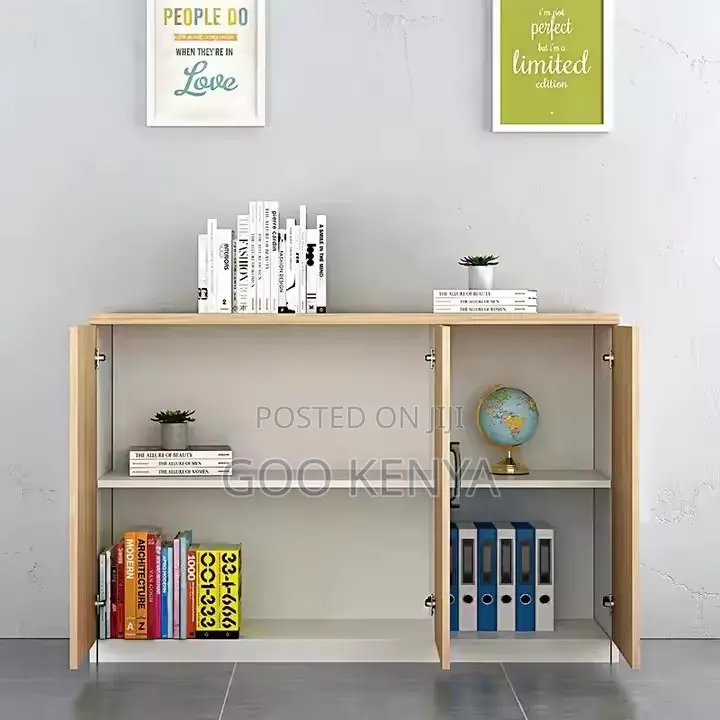 Office Cabinet ; 2-Door Luxury Wooden Office Credanza