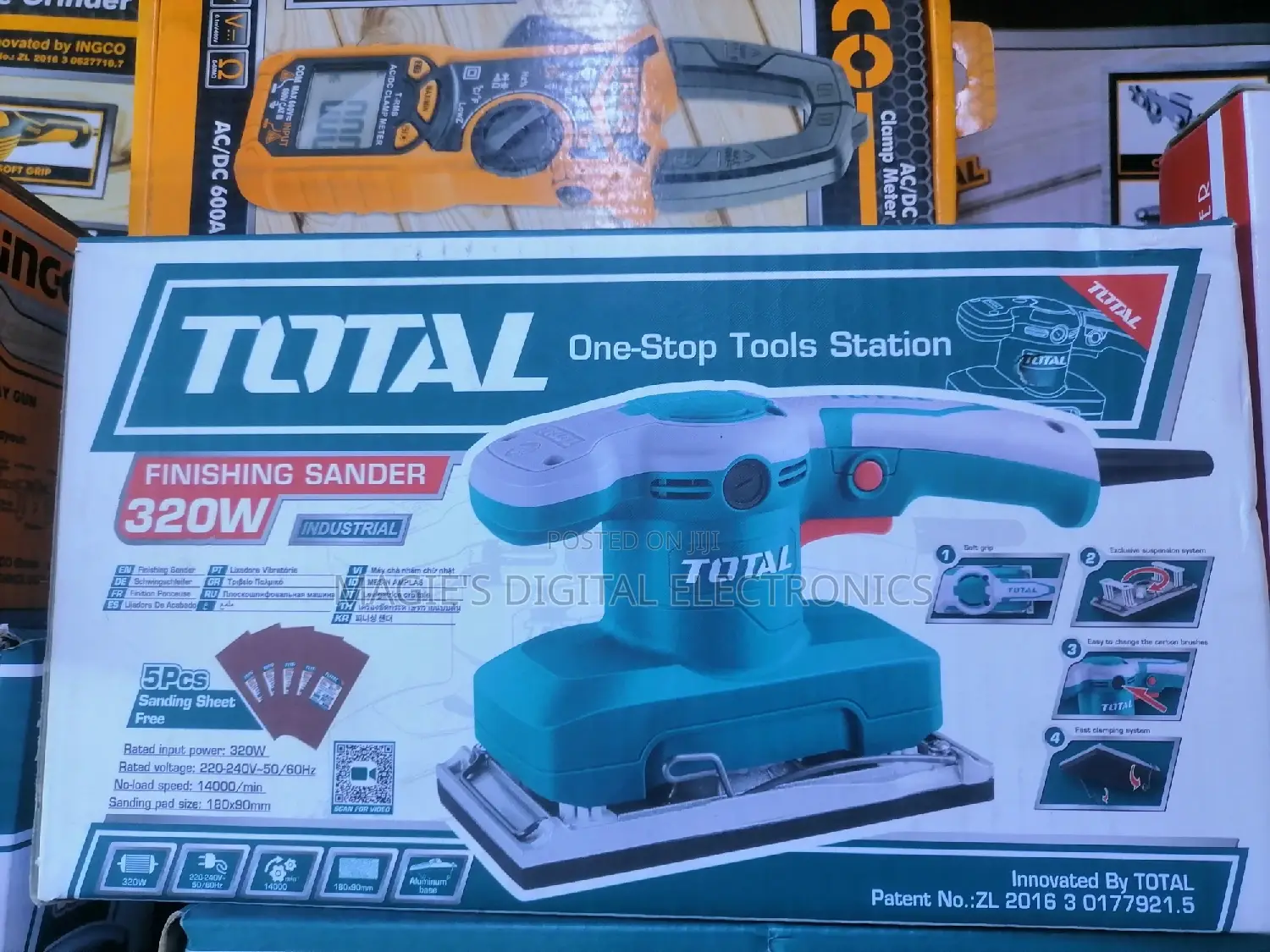 Best Quality Total 320w Finishing Sander
