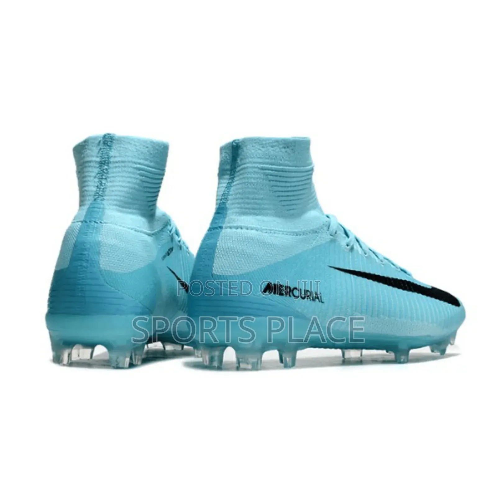 Nike Skyblue Superfly 5 Elite Fg Football Boots Mercurial