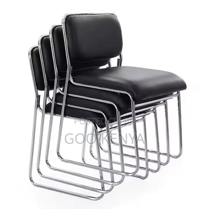 Office Chair ; Modern Conference Chair Steel Leather