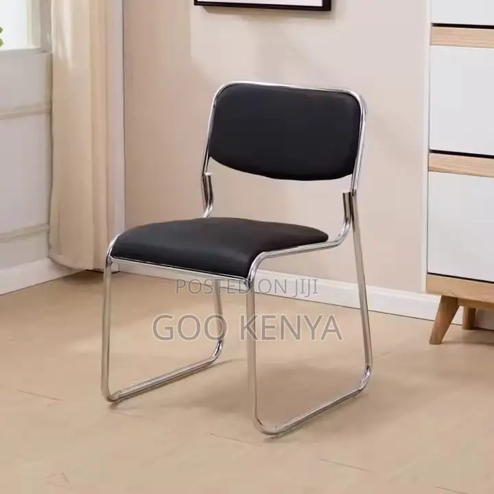 Office Chair ; Modern Conference Chair Steel Leather