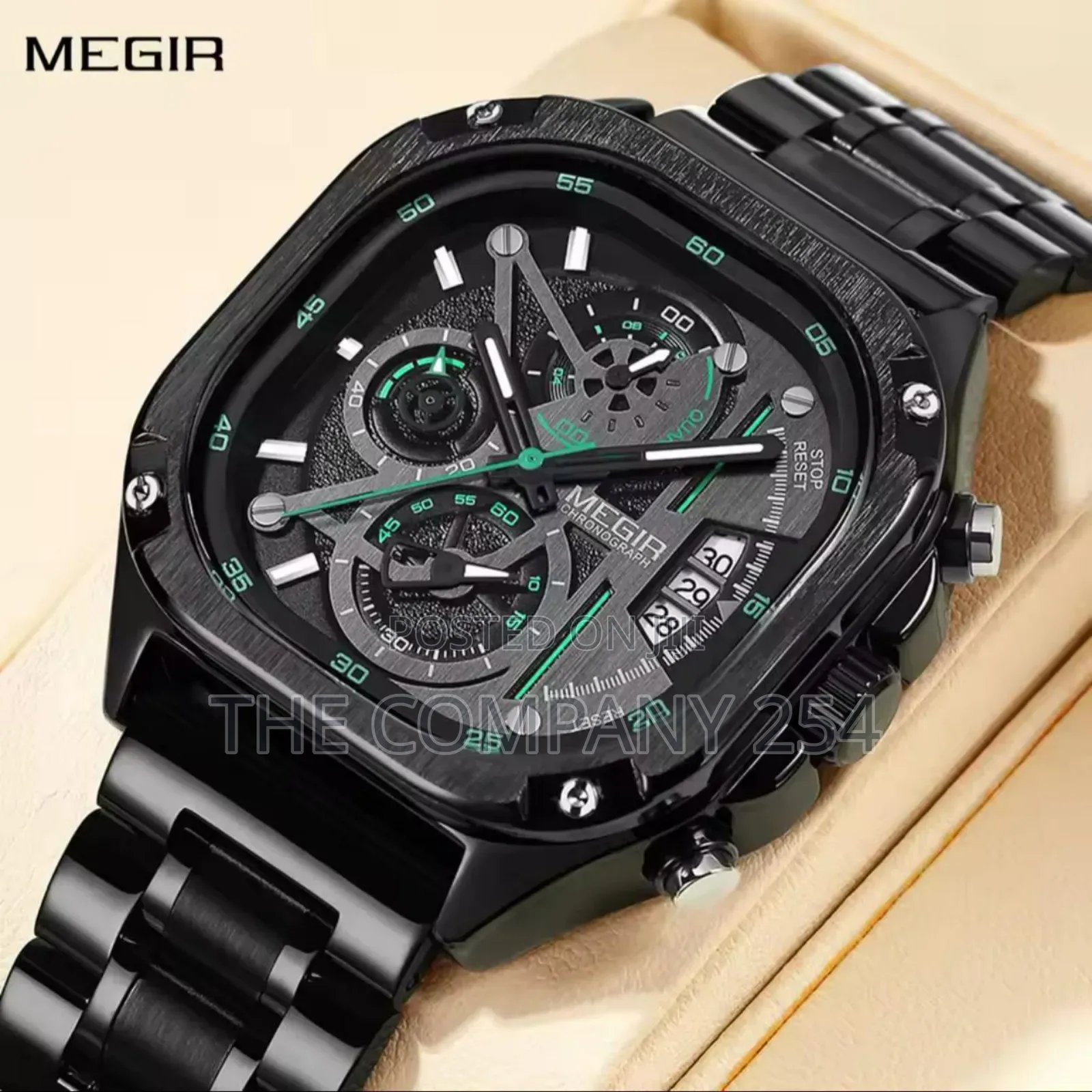 Restocked Megir Chronograph Gents Watch Casual Watch