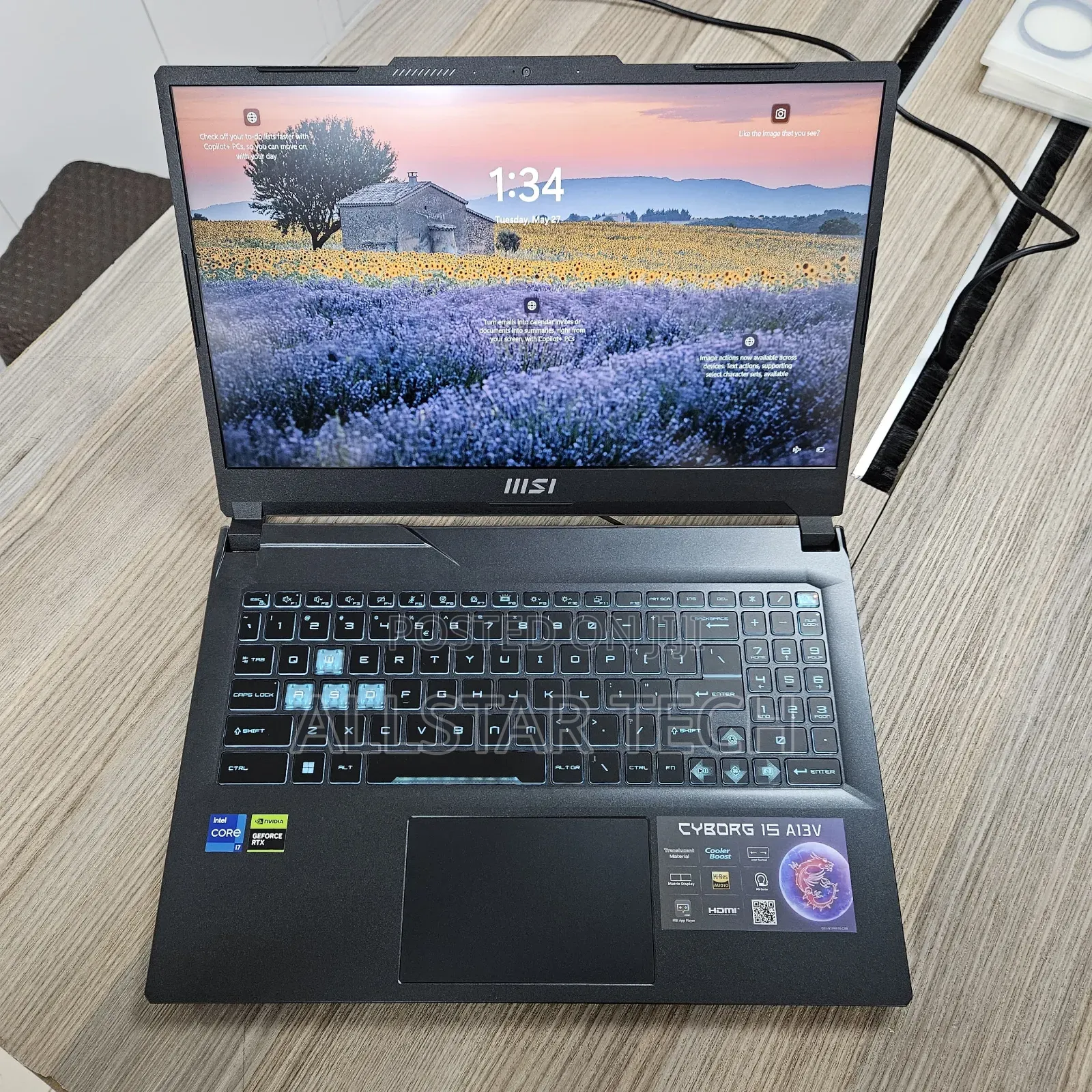Laptop MSI 16GB Intel Core I7 SSD 512GB
