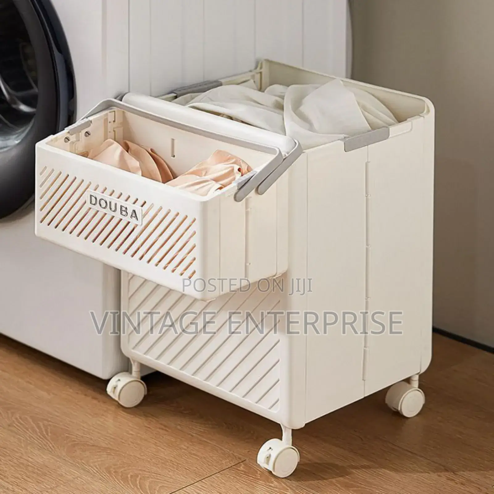 2pcs Foldable Laundry Basket Hamper