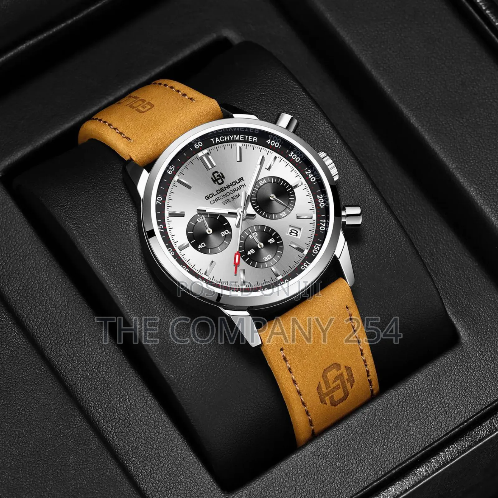 Golden Hour Original Analogue Series Leather Strap Watches