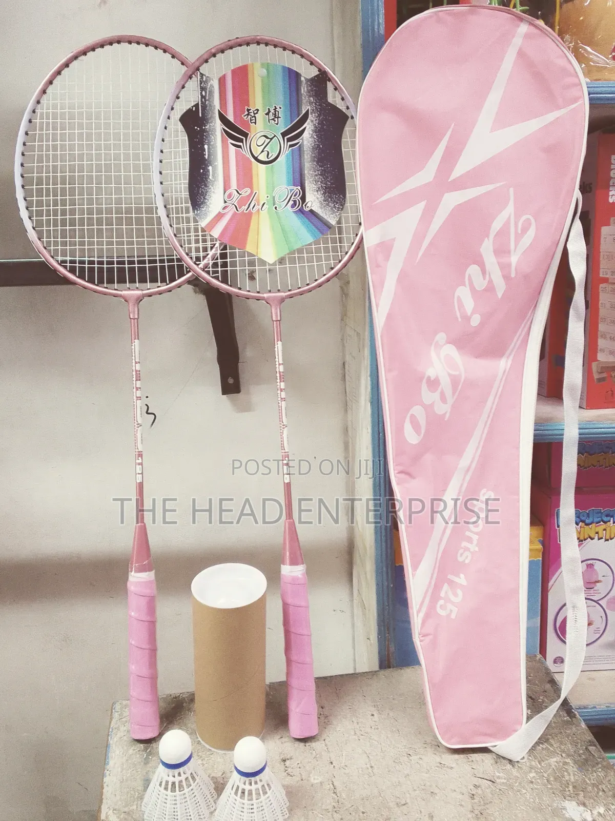 Badminton Racket Pink for Girls With 3 Set Balls