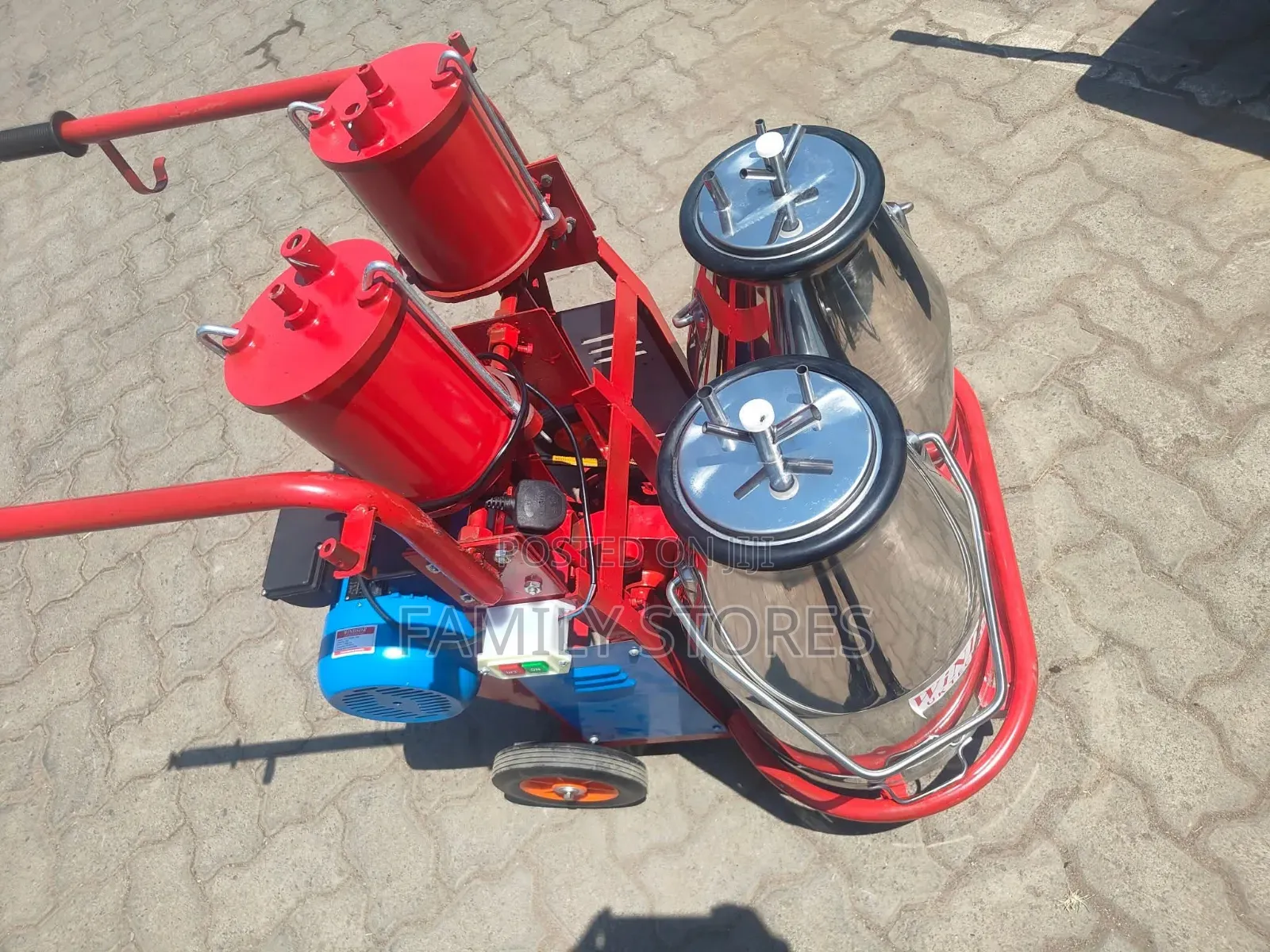 Windsor Uk Double Bucket Milking Machine With Motor