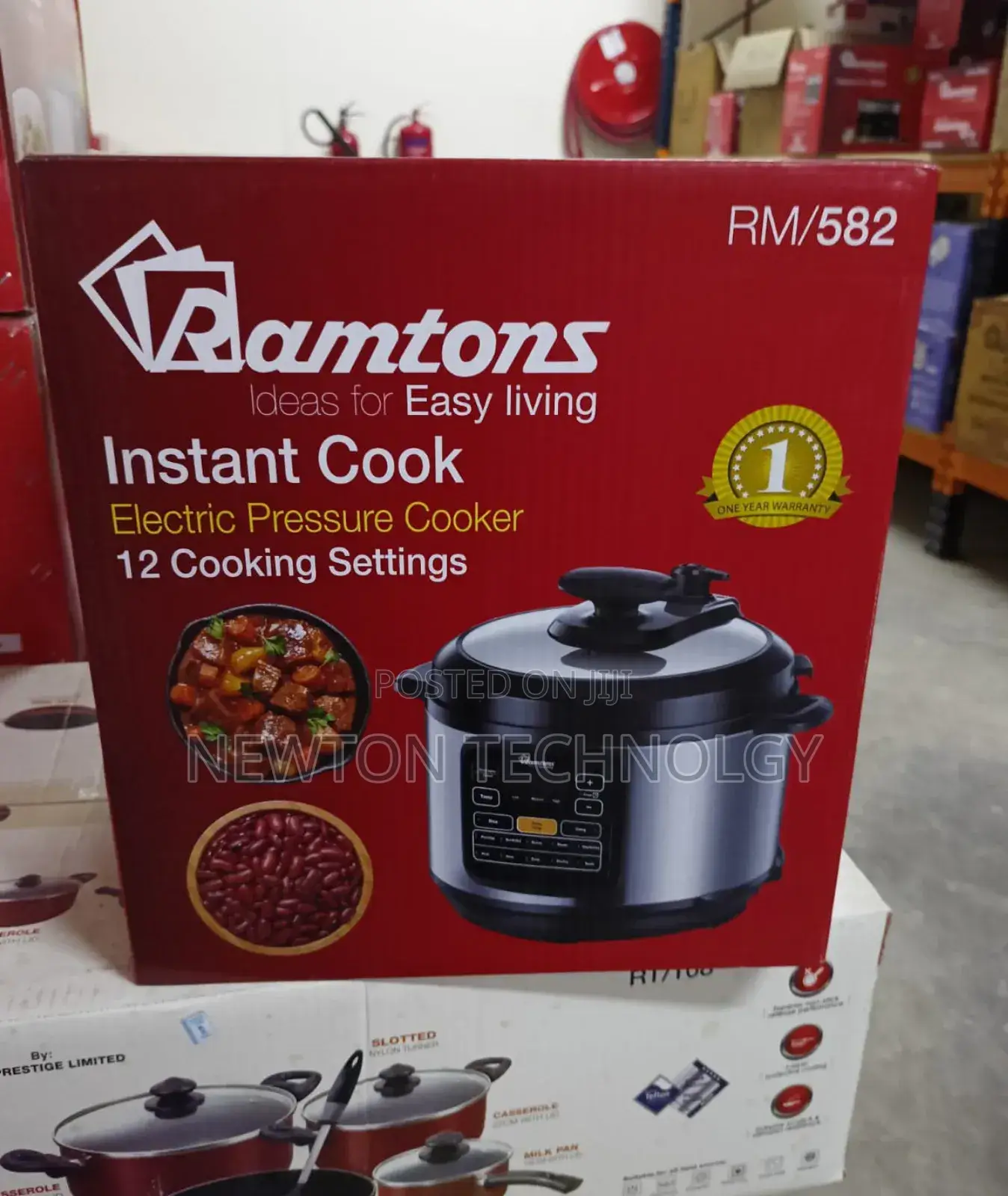 6 Litres Ramtons Electric Pressure Cooker