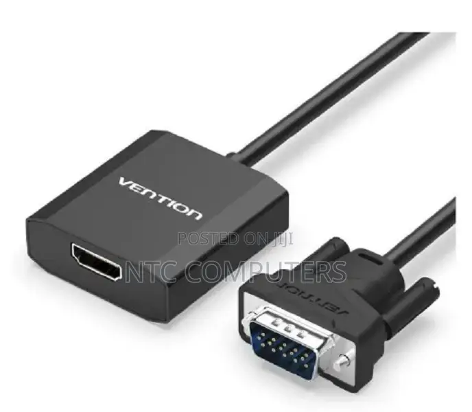 Vention Vga to Hdmi Converter With Female Micro Usb