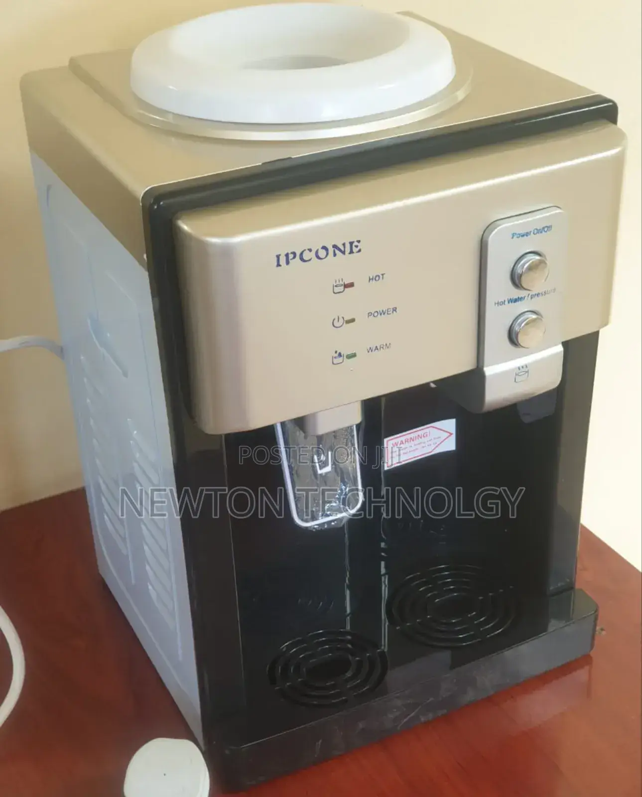 Silver Ipcone Table Top Water Dispenser