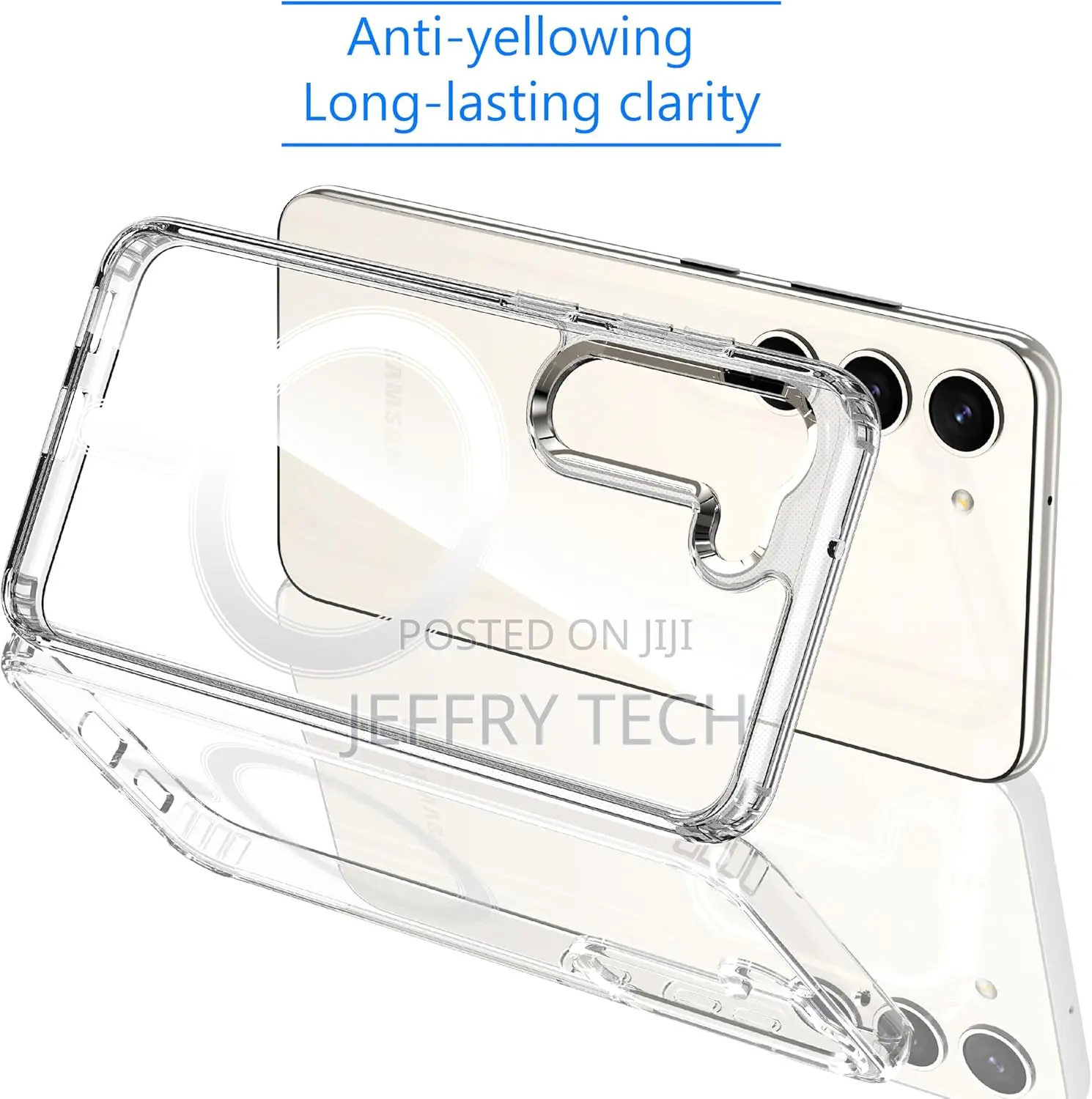 Paidaar Crystal Clear Magnetic Case for Samsung Galaxy S21+