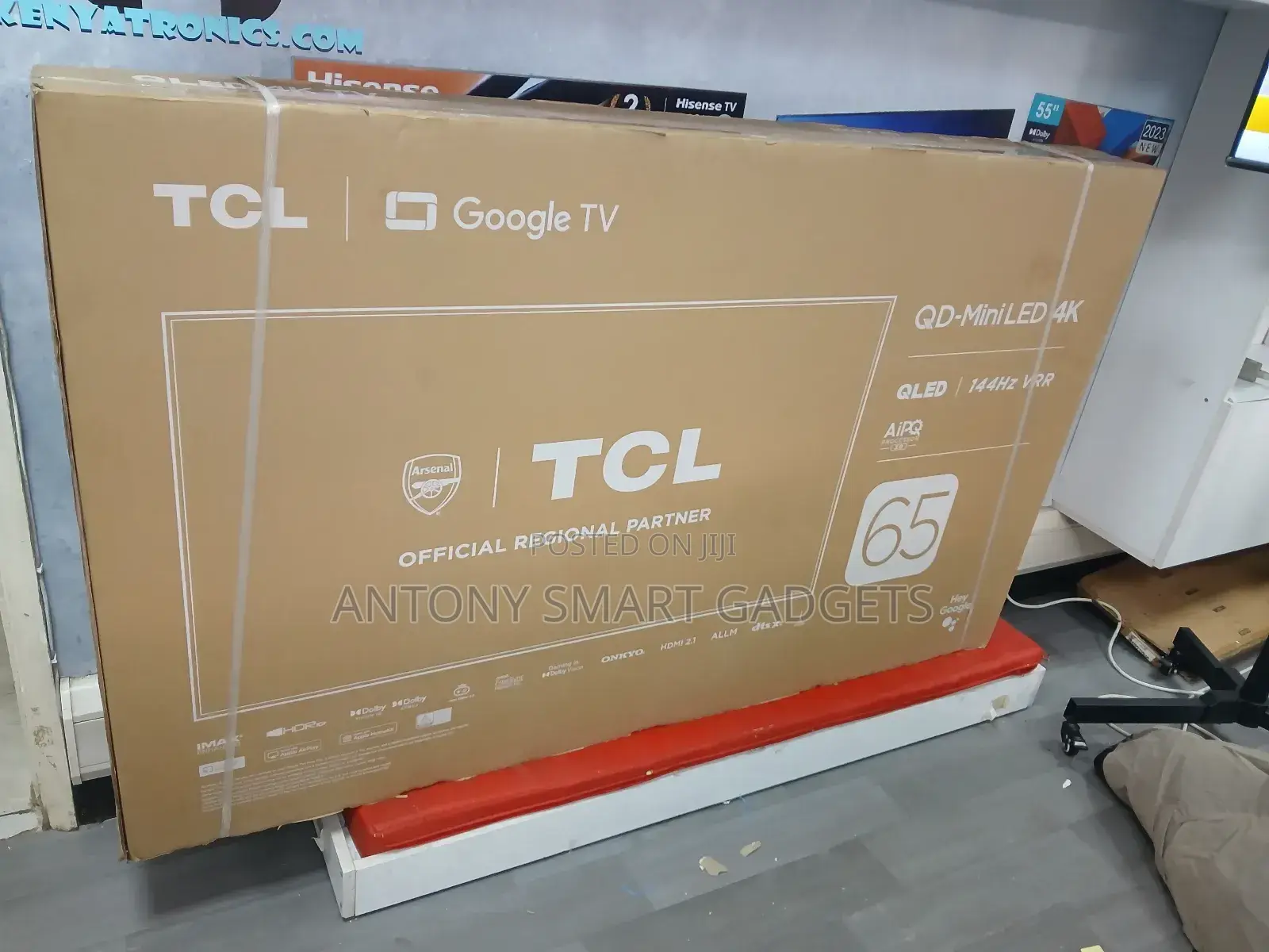 TCL 65′′ 65c755 Qd-Mini Led Qpro Google Tv