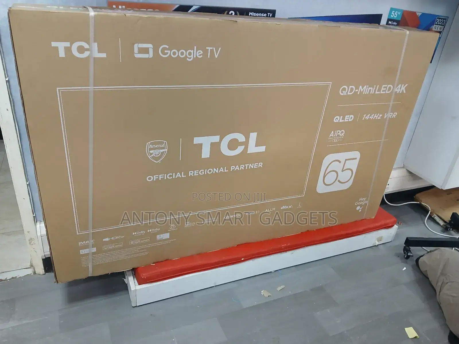 TCL 65′′ 65c755 Qd-Mini Led Qpro Google Tv