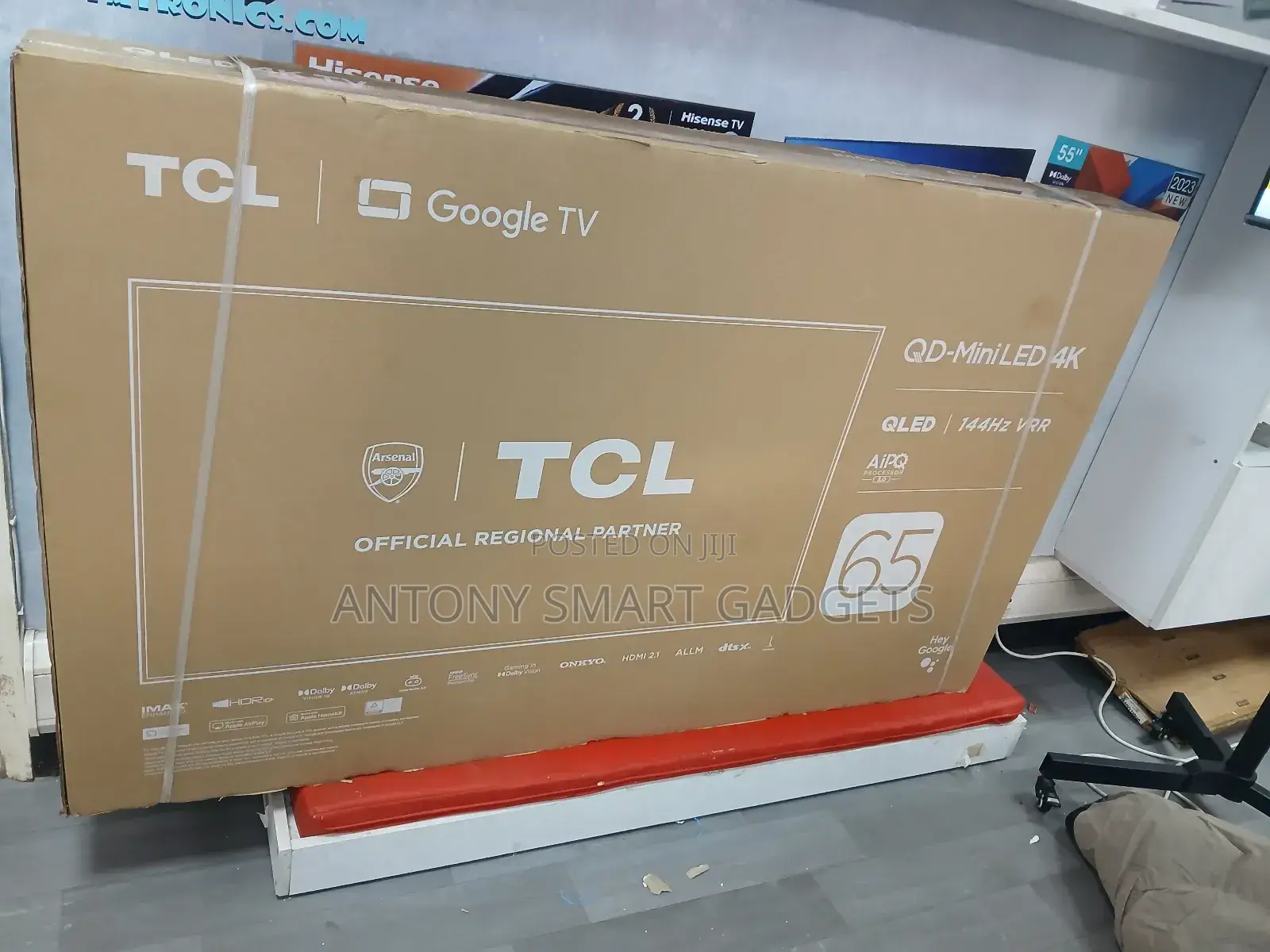 TCL 65′′ 65c755 Qd-Mini Led Qpro Google Tv