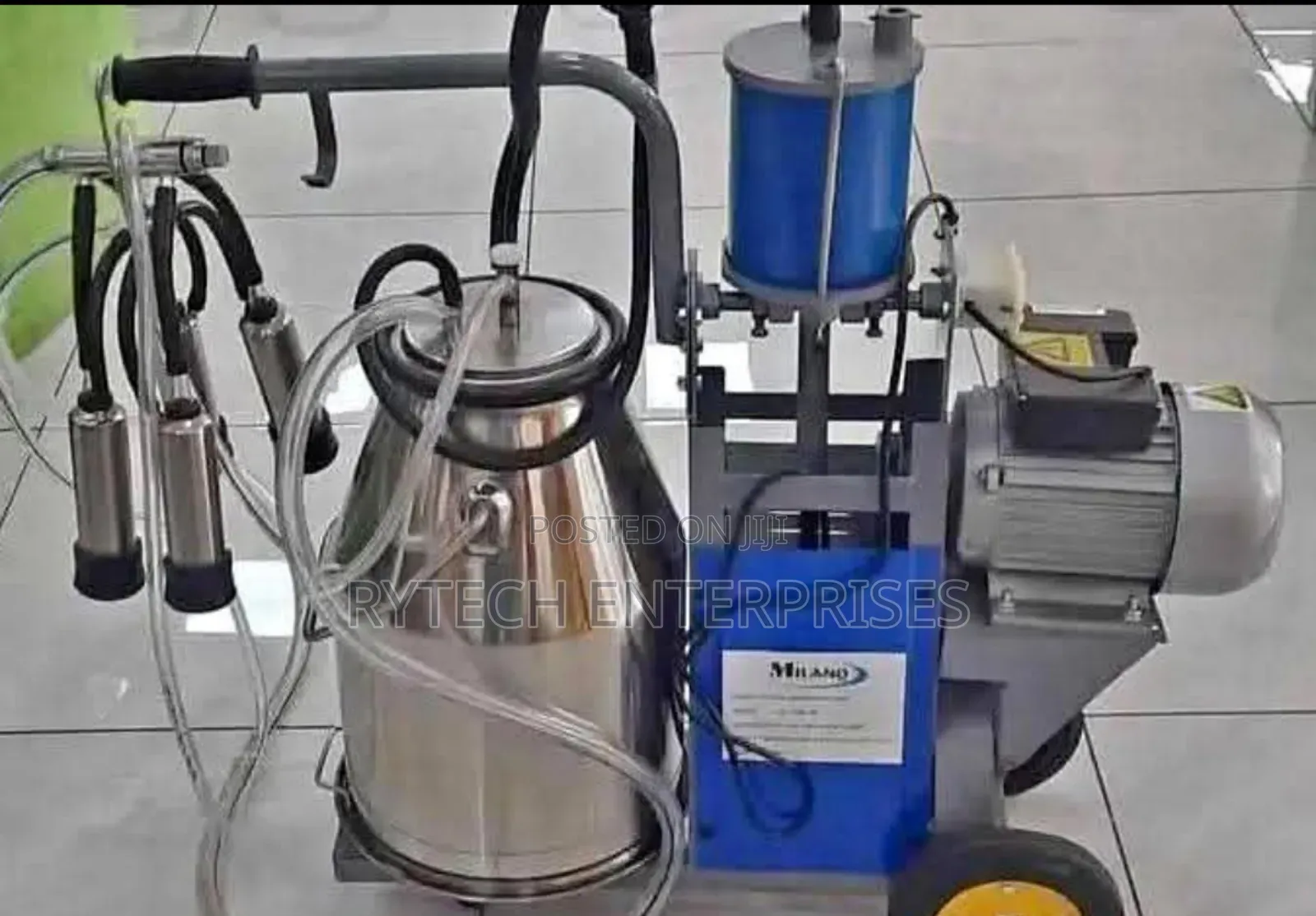 Single Berrel Cow Milking Machine