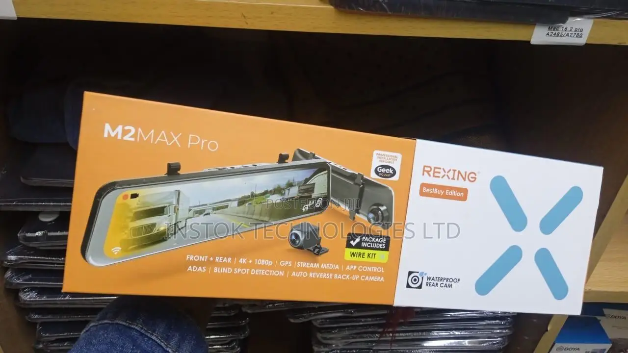 Rexing M2 Max Pro Wifi GPS Rear Mirror Dash Cam