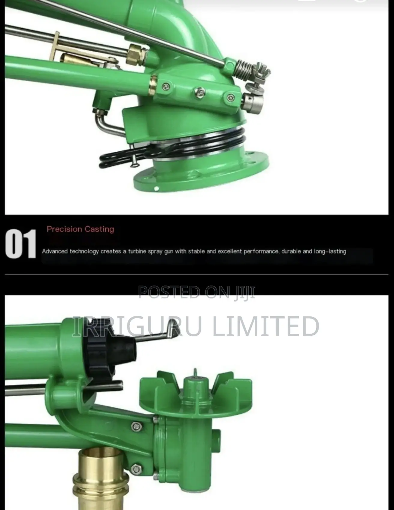Corn Irrigation Turbocharged Sprinkler Irrigation Machine