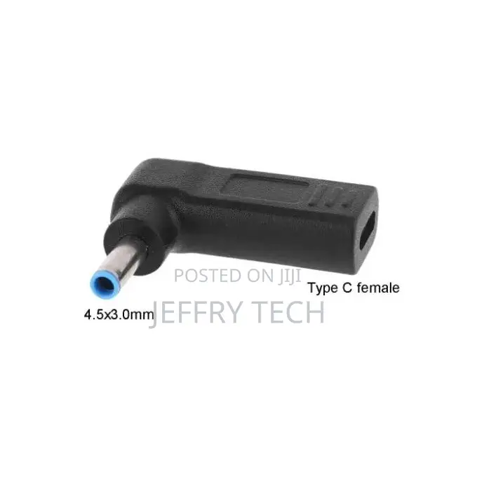 Usb Type C Female to 4.5*3.0mm Male Dc Plug Converter Lap C