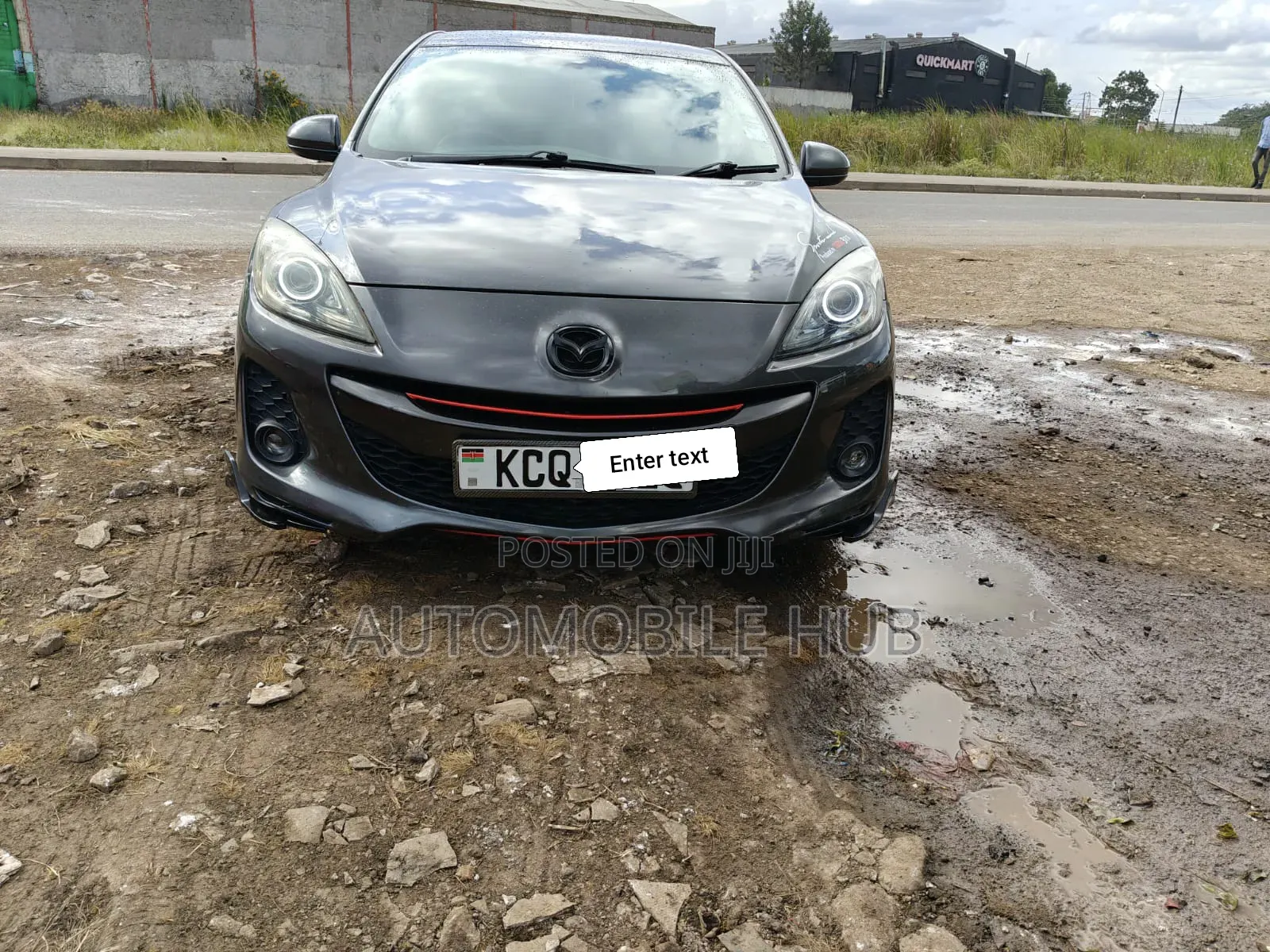 Car Front Bumper Lip - 2pcs Front Number Lip