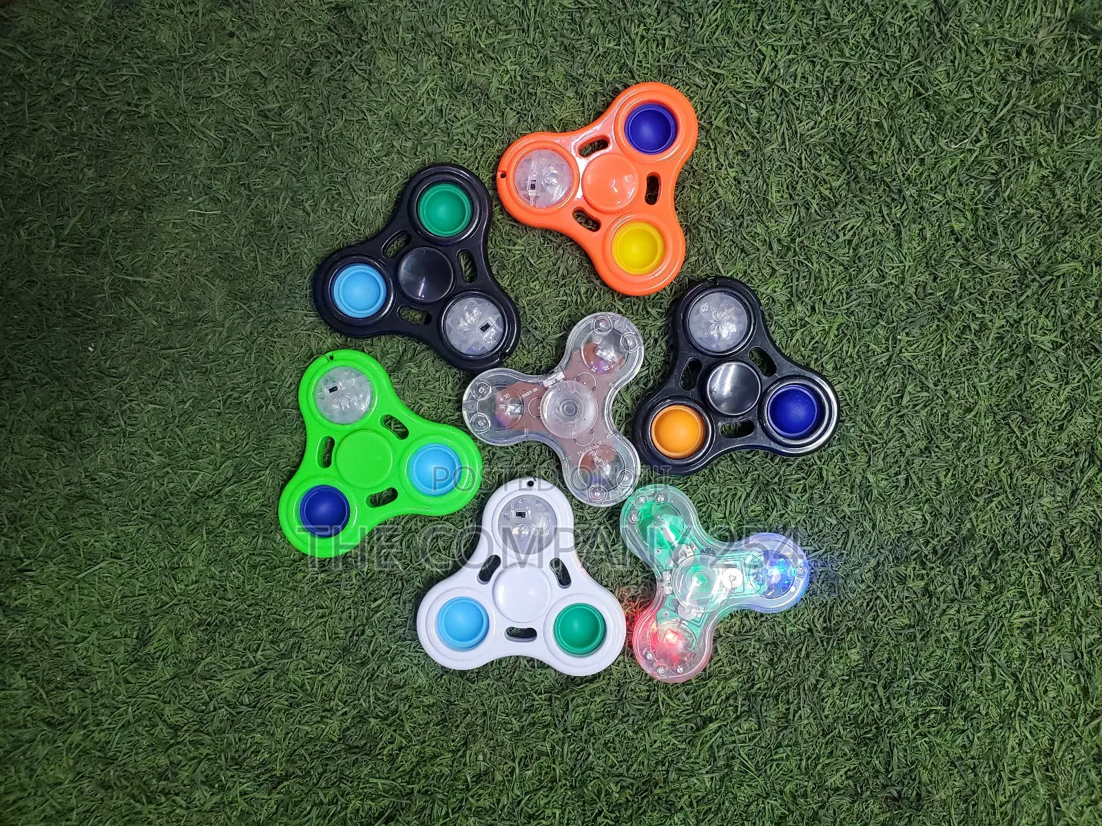 Unisex Quality Playing Fast Spinning Fidget With Lights