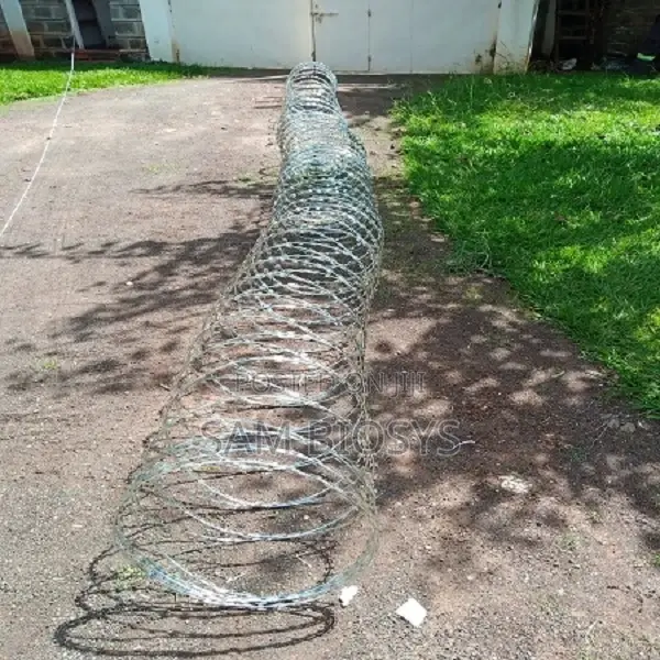 9m Razor Wire Silver
