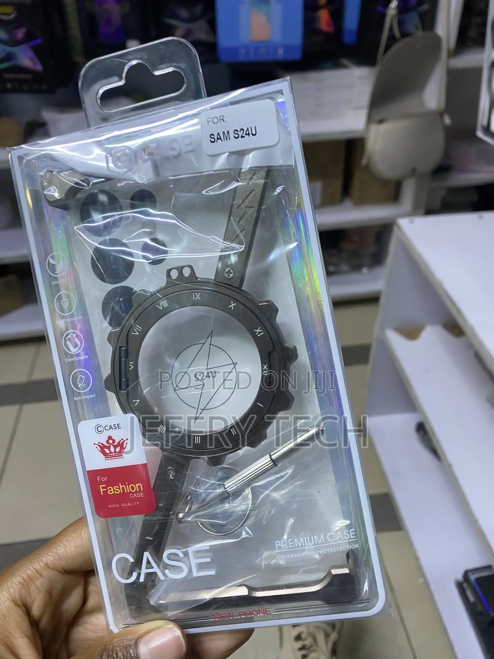 Bipklgfk Frameless Case for Samsung Galaxy S24 Ultra