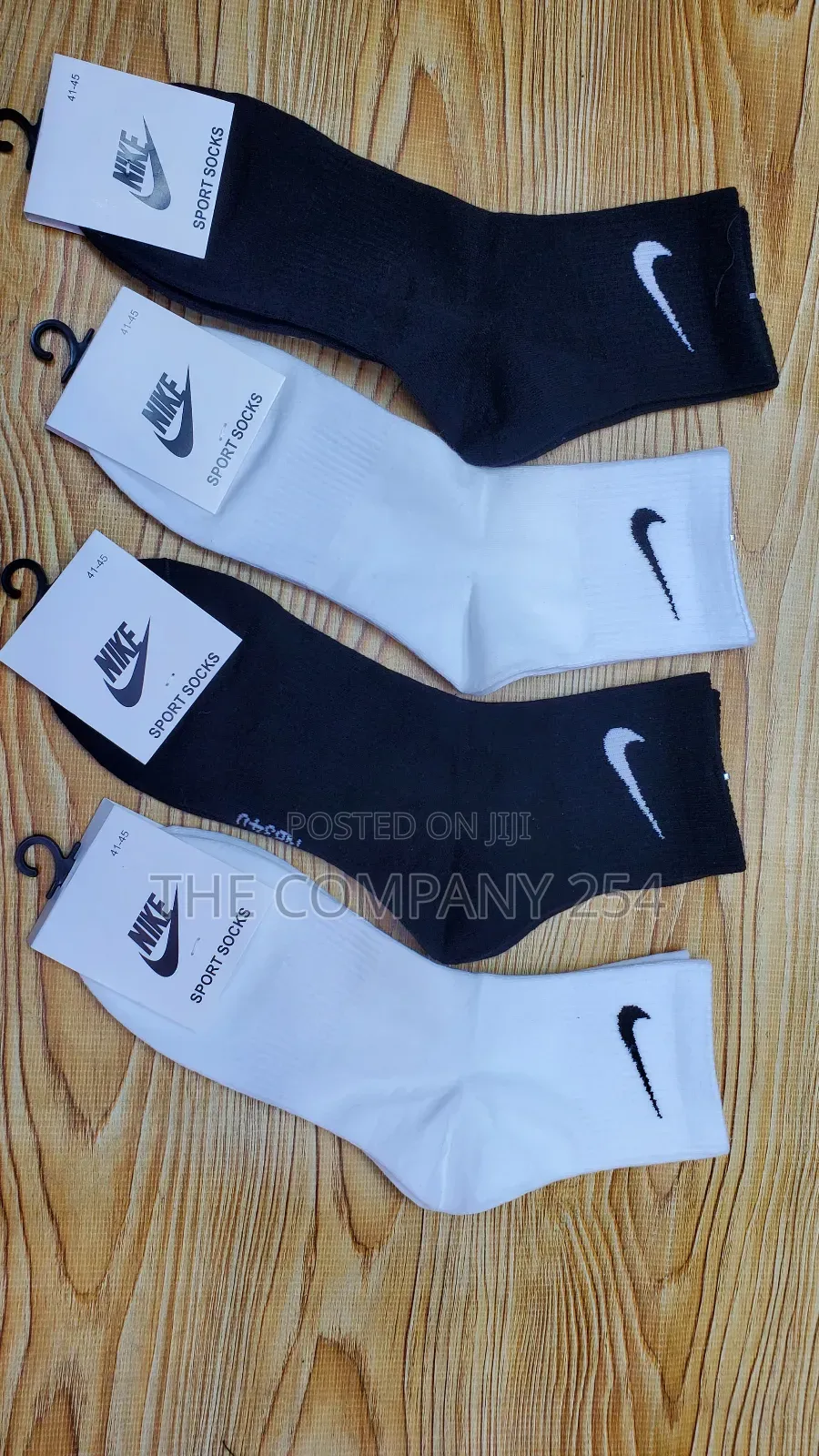 Quality Cotton Nike Plain Unisex Socks