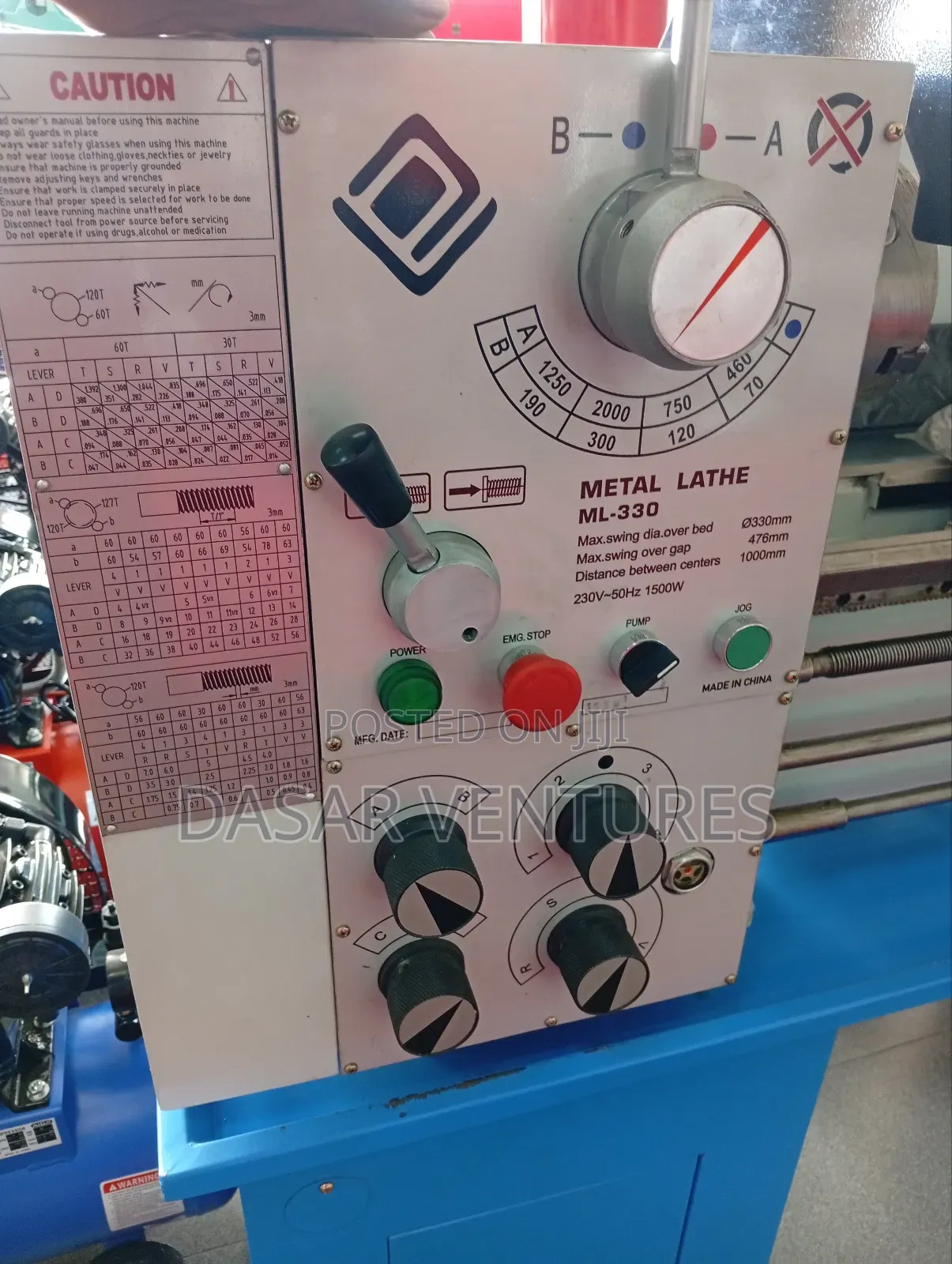 Metal Lathe -Ml-330 (1meter)