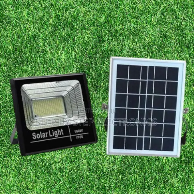 Ip66 Waterproof 100w Solar-Powered Led Flood Light