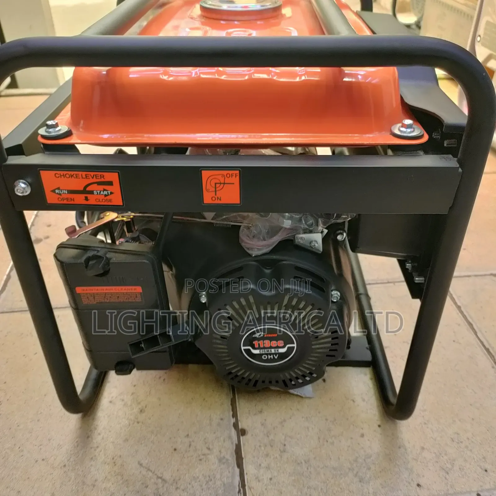 New Silent Cigma 2.5kva Petrol Engine 4 Stroke Generator 10 Litres