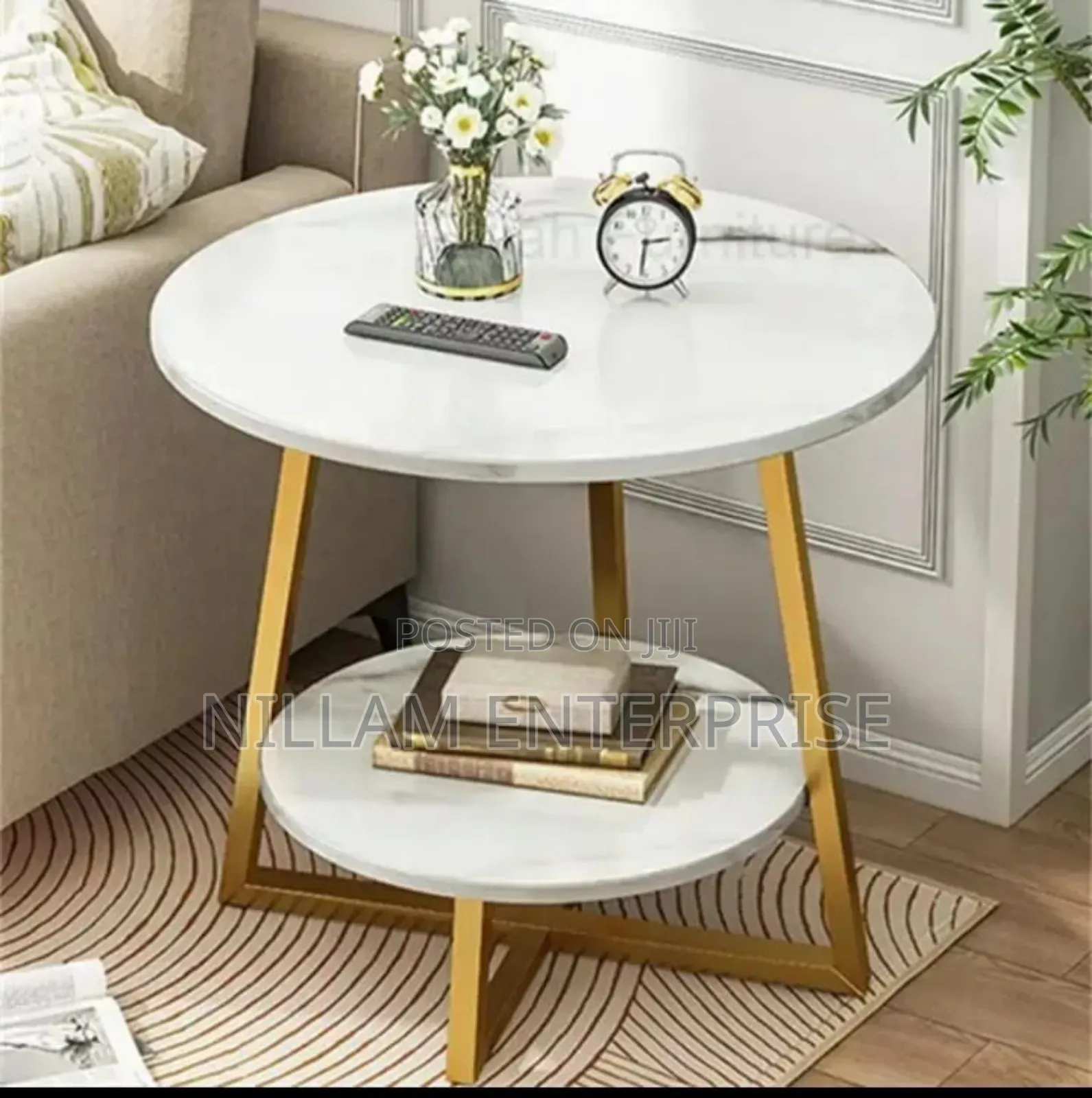 Eye-Catching Luxury Double Layered Coffee Side Table*