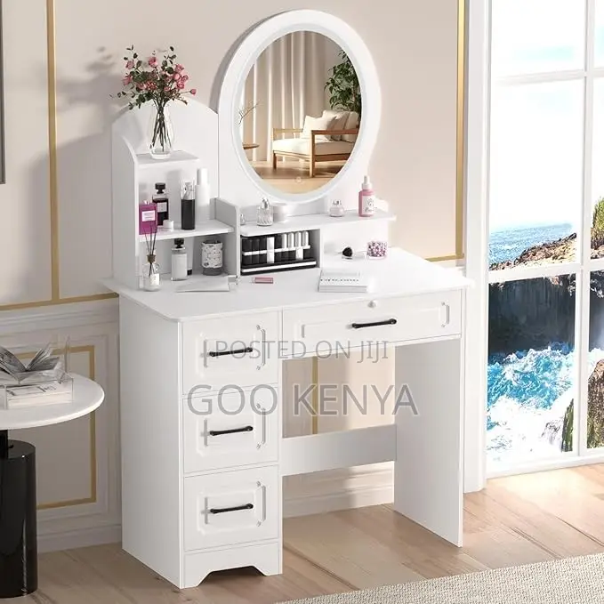 Home Dresser ; Wooden Vanity Makeup Desk