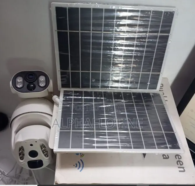 4g 6mp Ubox Dual Lens Dual Screen Solar PTZ Camera