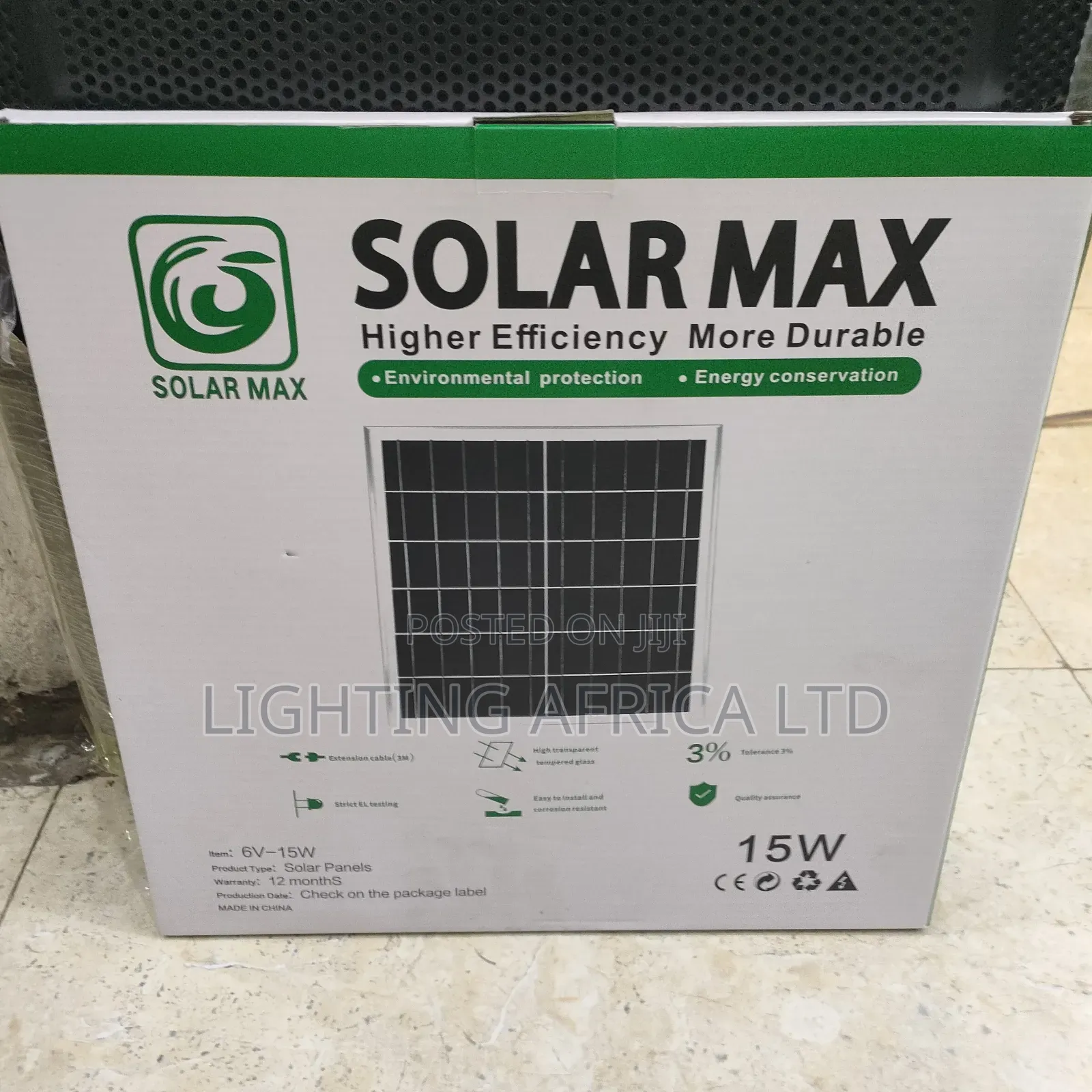 100 Watt's Solarmax Flood Light (12hrs)