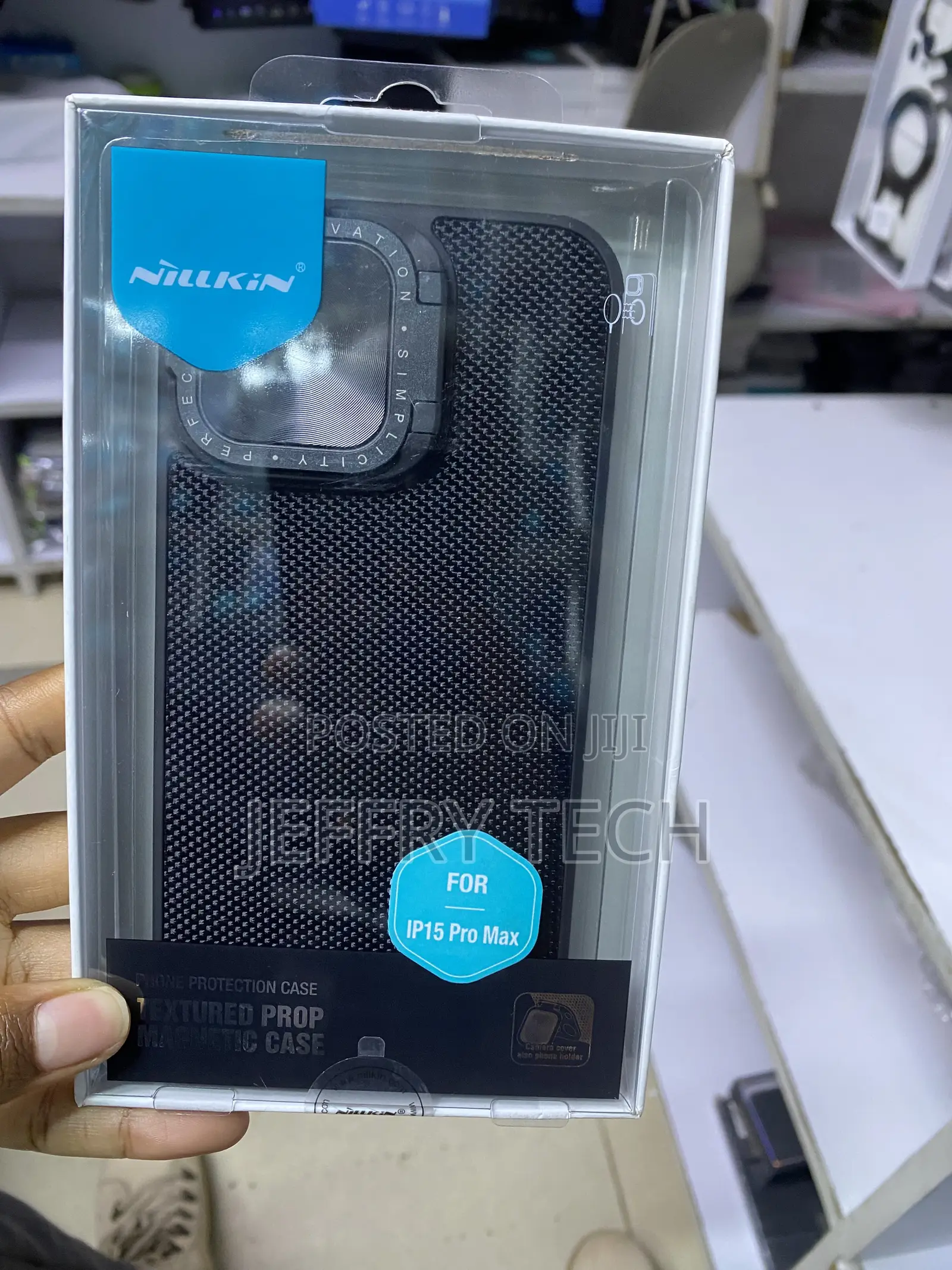 Jokitech Metal Carbon Fiber Case for iPhone 15 Pro