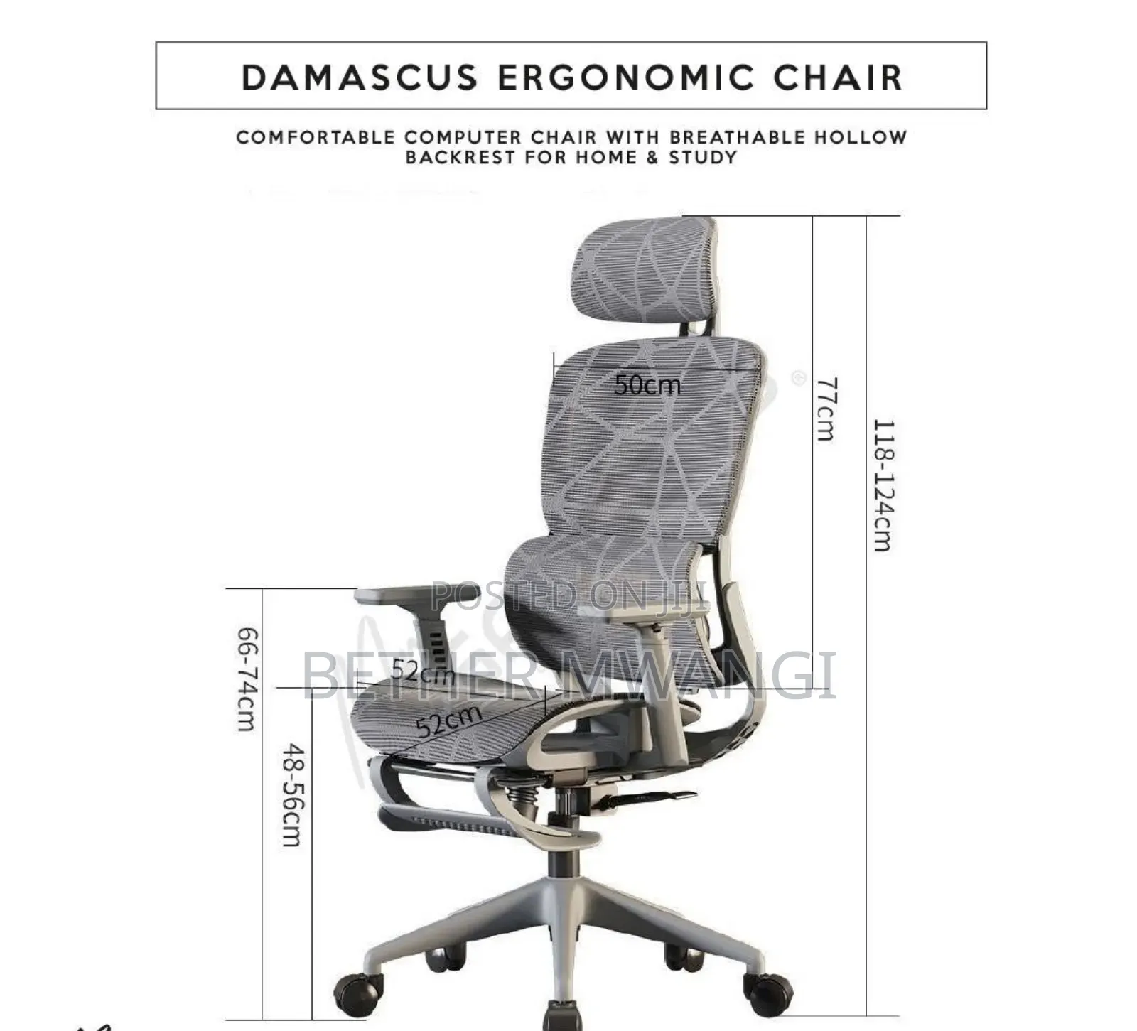 Damascus Ergonomic Office Chair in Kenya