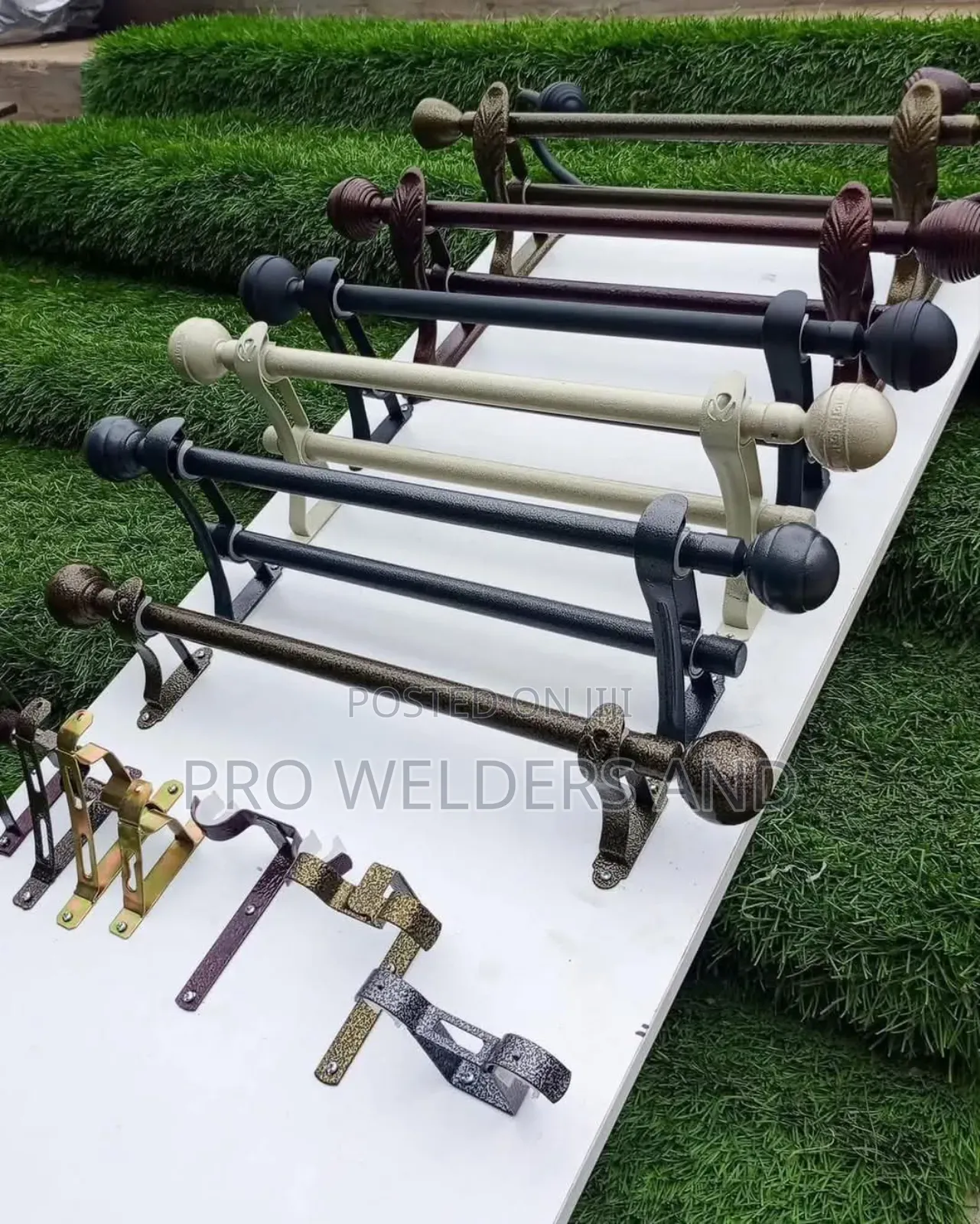 . "Strong Support, Sleek Design – The Perfect Curtain Rods"
