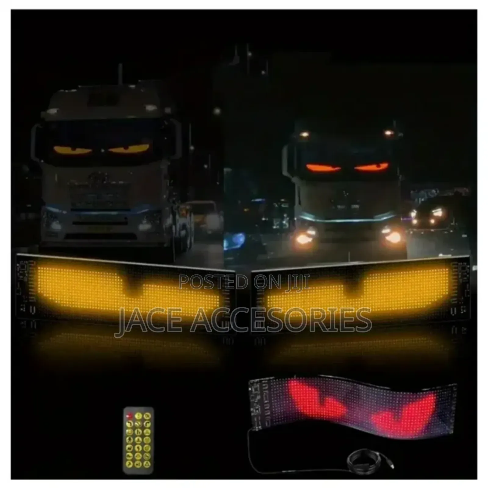 Windscreen Blinking Devil Eye Matrix Sign