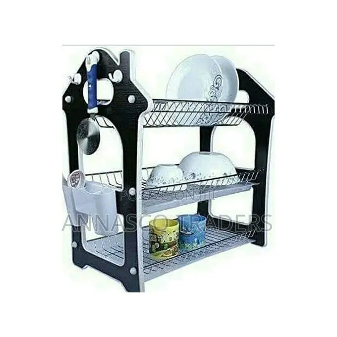 Classy Three Tier Dish Rack - Black