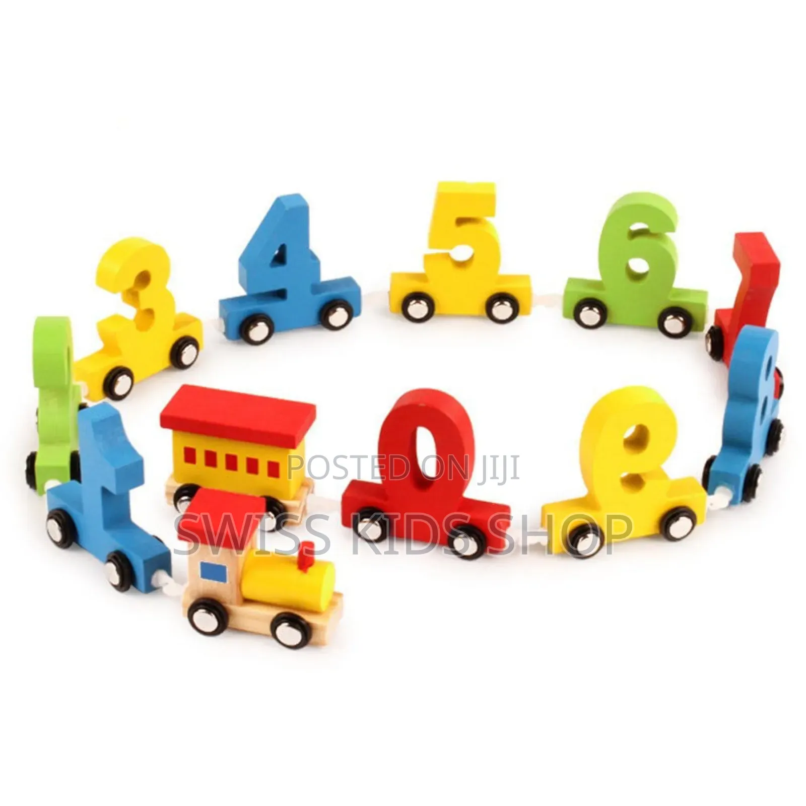 Wooden Number Train / Educational Toys / Number Toys