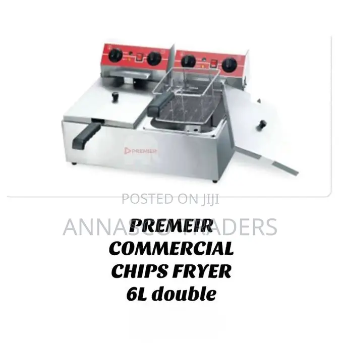 Premier 6l Double Commercial Chips Friyer