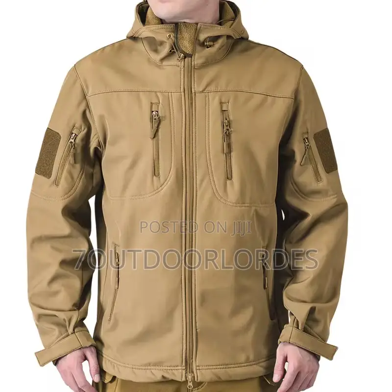 Tactical Waterproof Softshell Jacket Brown