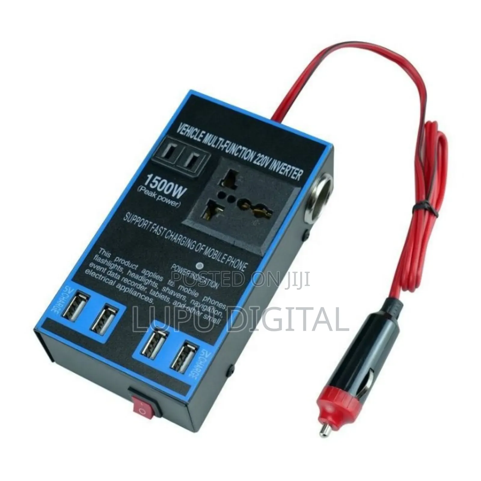Car Inverter Charger 12v/24v to 220v Auto Power Converter