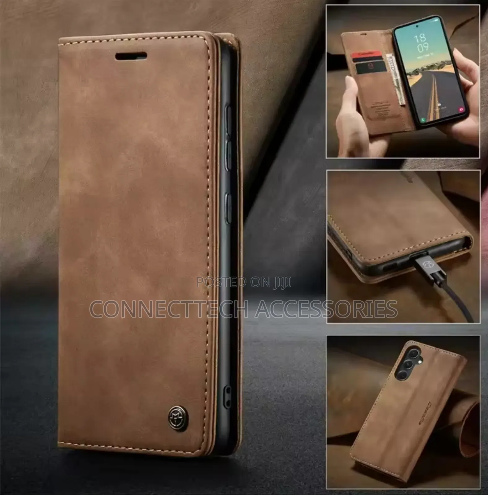 Samsung A16 Caseme Leather Flip Case