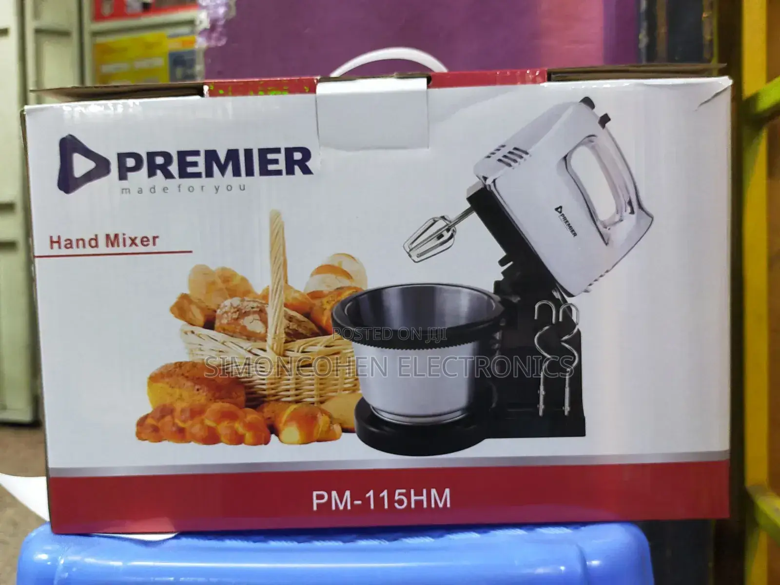 Premier Stainless Steel Electric Hand Mixer