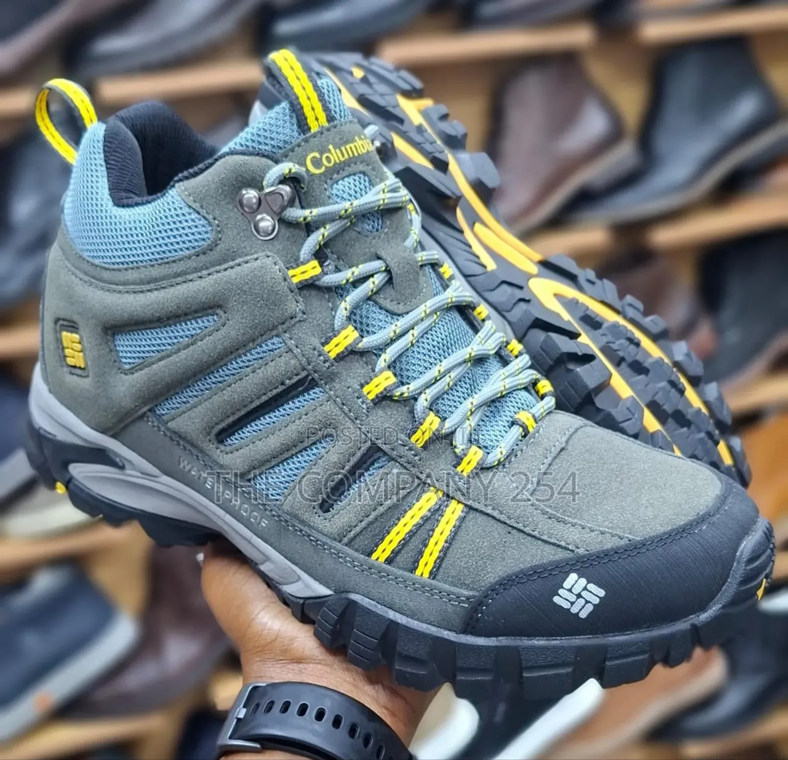 Original Quality High Cut Waterproof Columbia Leather Shoes