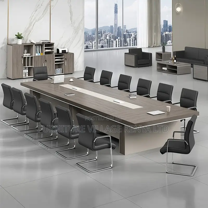 Office Table: Office Meeting Room Board Table-3 Meters